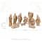 Glitzhome® 10-Piece Bronze Resin Nativity Figurine Set